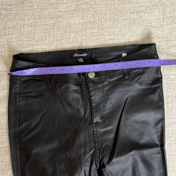 ⭐️ Shinestar faux leather skinny pants- size medium - Picture 7 of 9